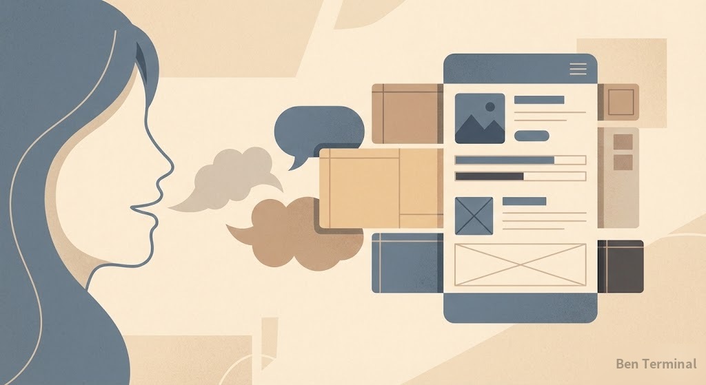 語音化為程式碼，組裝成 App 介面