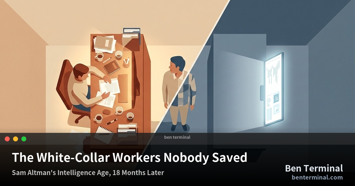 Two worlds in one office: the fate of white-collar workers in the AI era